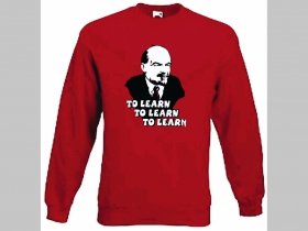 Lenin - To Learn mikina bez kapuce